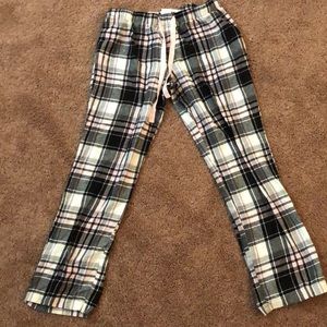 Plaid pj pants